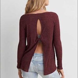 Open Back Sweater